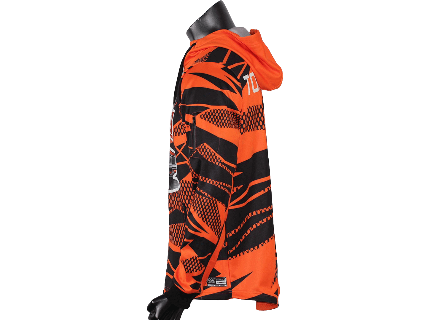 Custom Slow-Pitch Softball High-Neck Hoodie