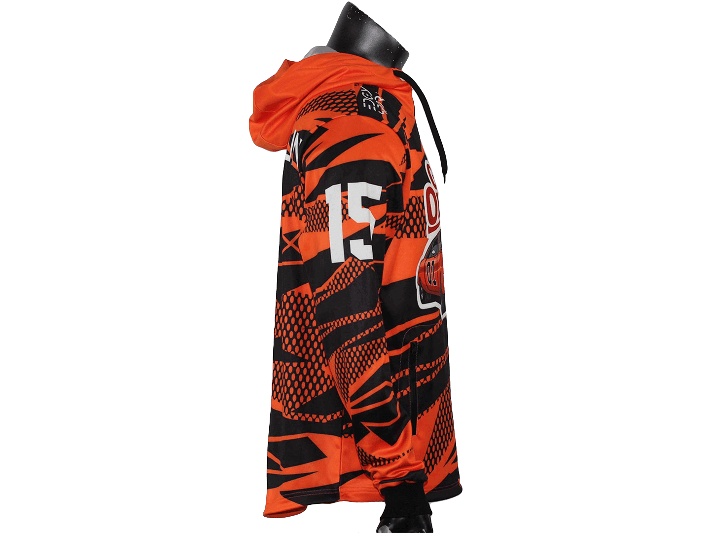 Custom Slow-Pitch Softball High-Neck Hoodie