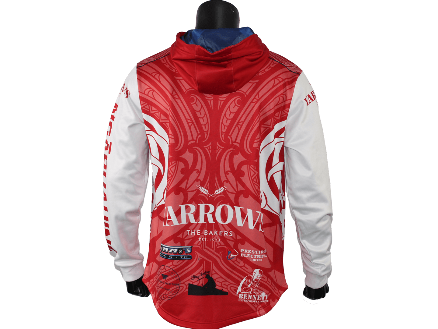 Custom Men's Rugby Sublimation Hoodie