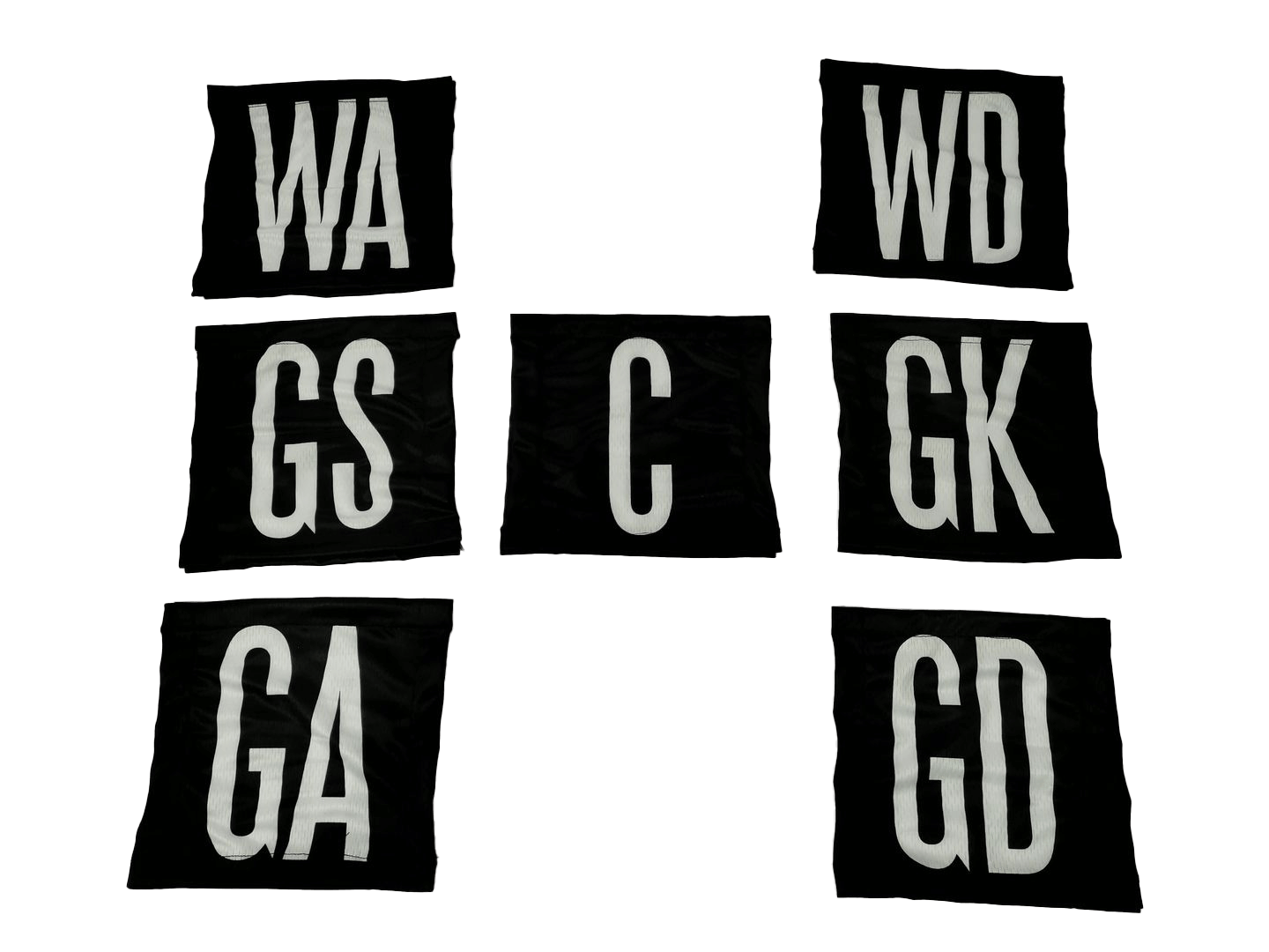 Netball Velcro Bibs