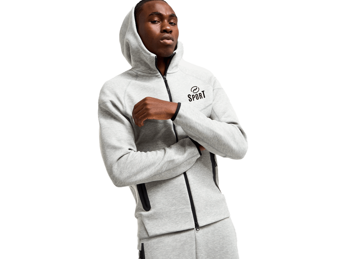 Custom Tech Fleece Hoodie with Zip