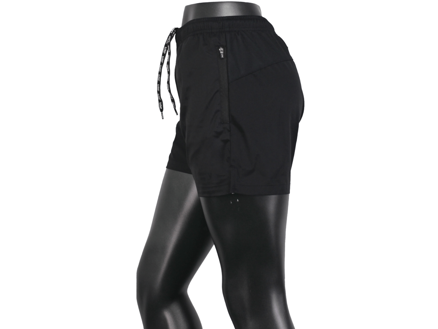 Women's-Activewear-Training-Shorts---Left-Side-Blue
