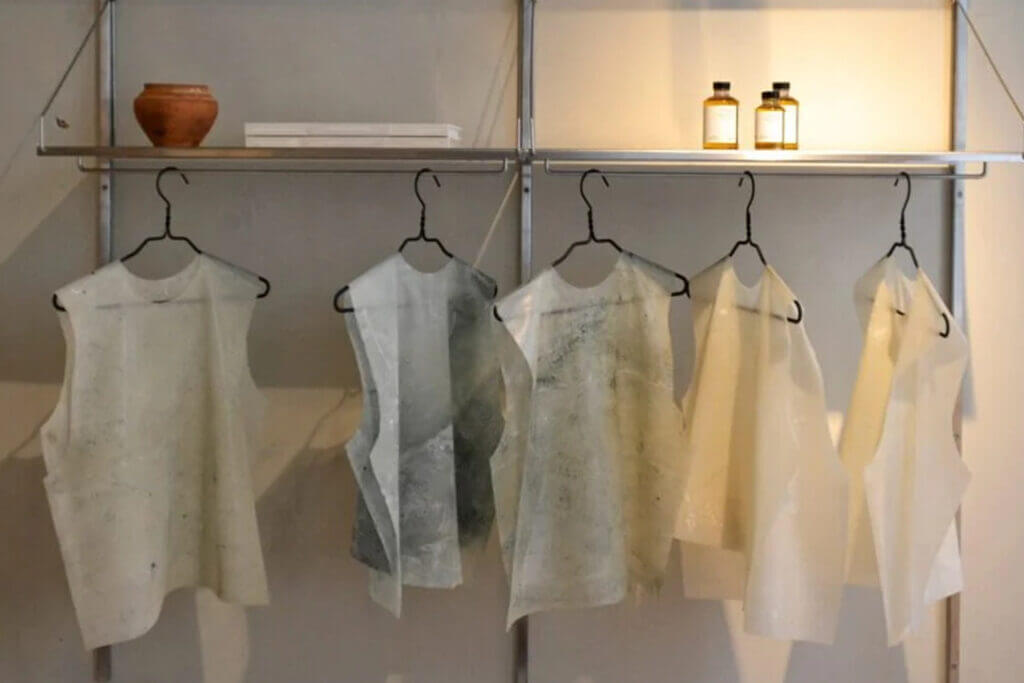 Algae-Based Textiles Fabric image