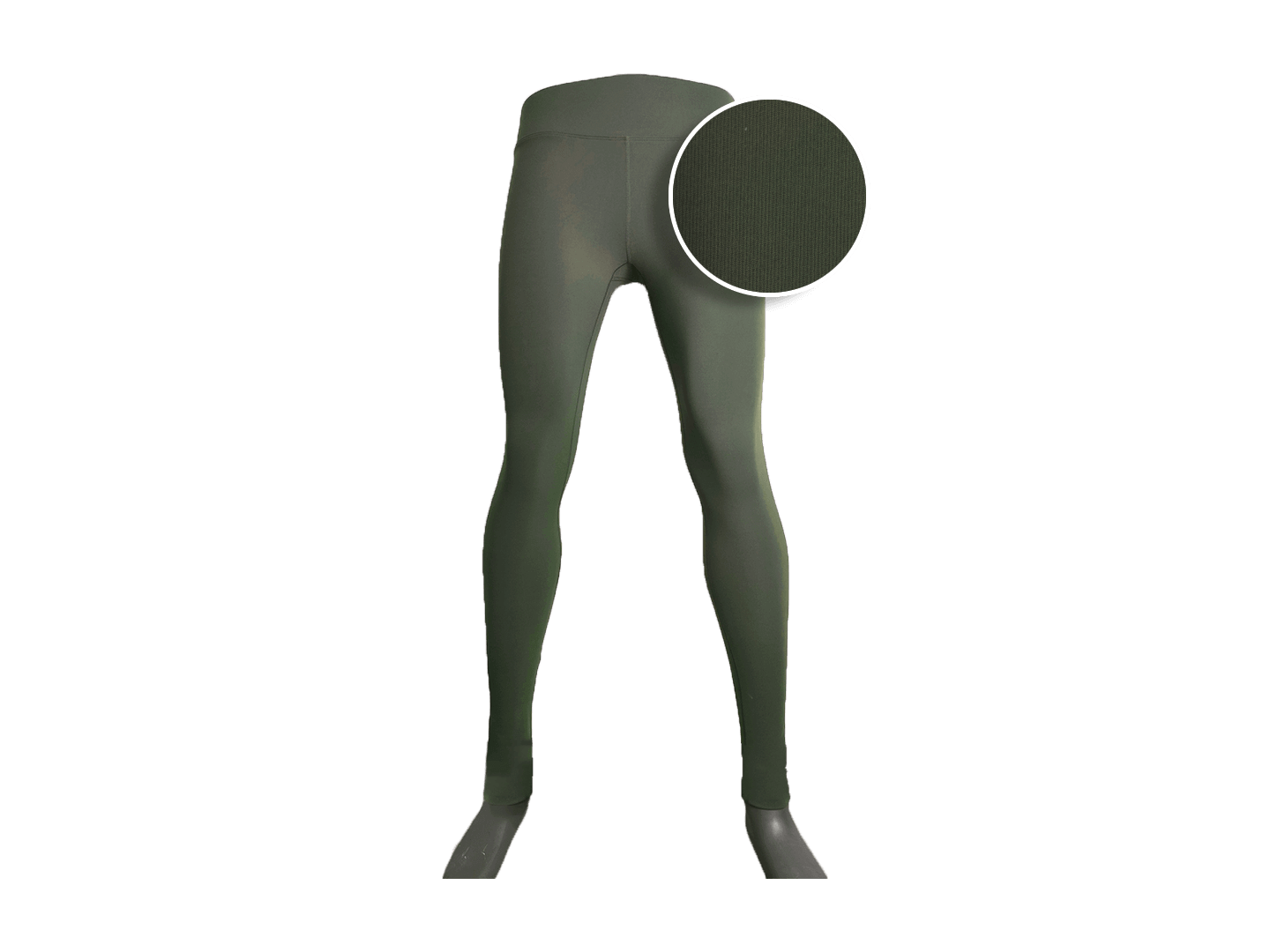 High Stretch Double Brushed Fabric Green
