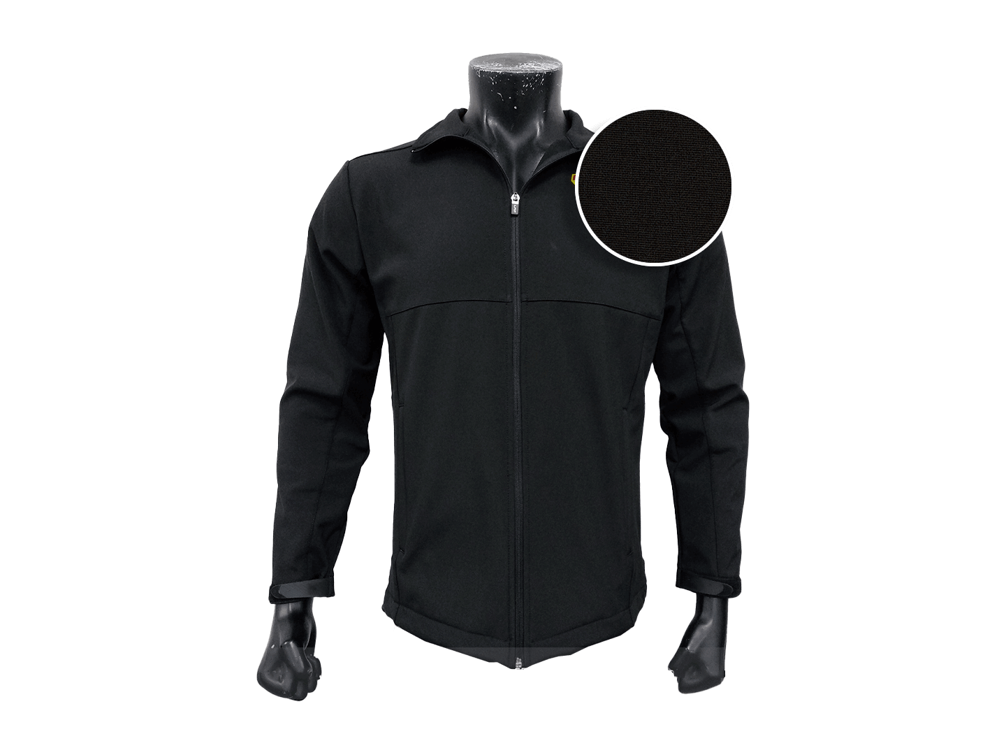 330gsm Softshell Jacket Fabric Black
