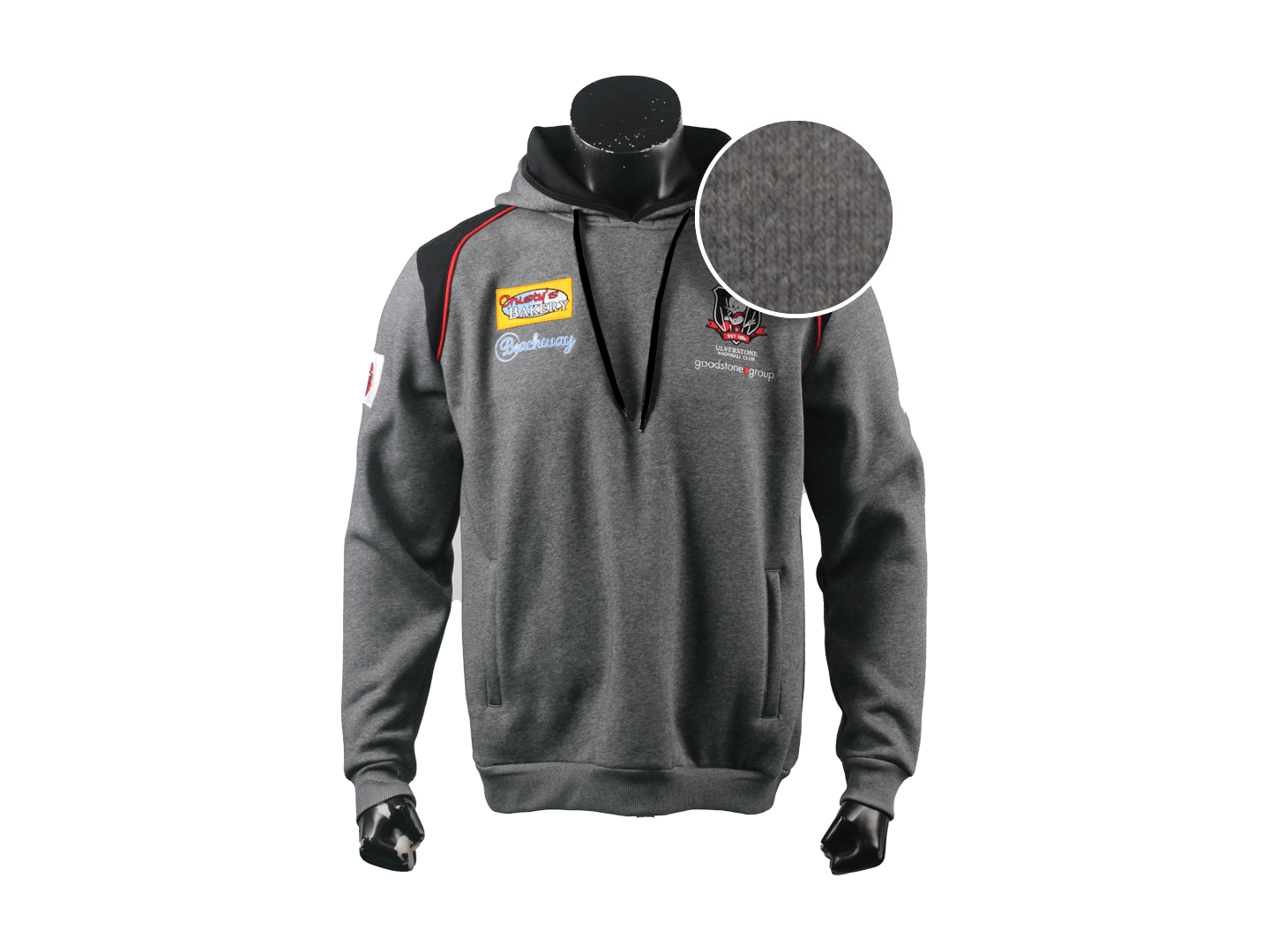 330gsm Gray Hoody Fleece Fabric