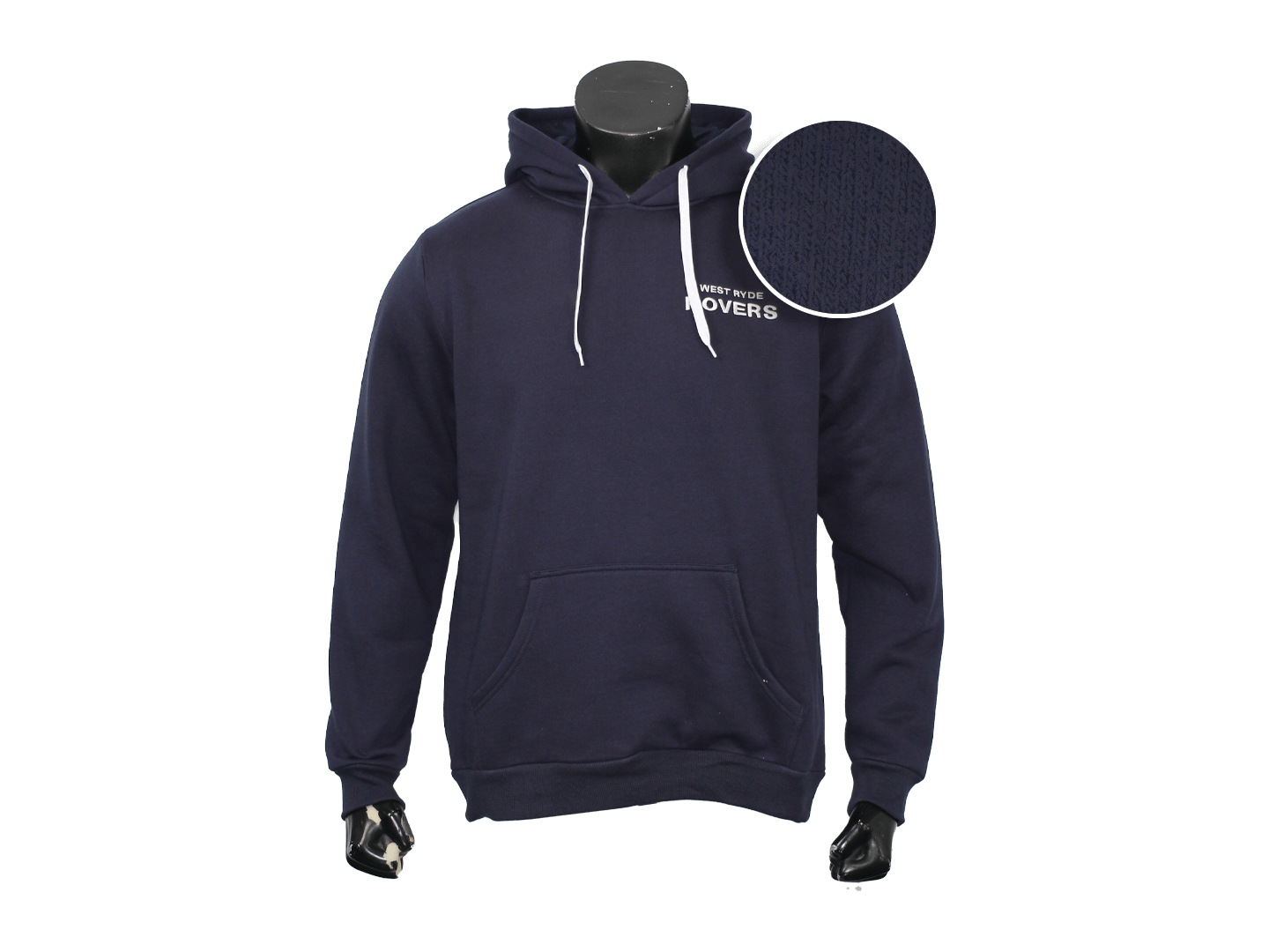 330gsm Navy Hoody Fleece Fabric