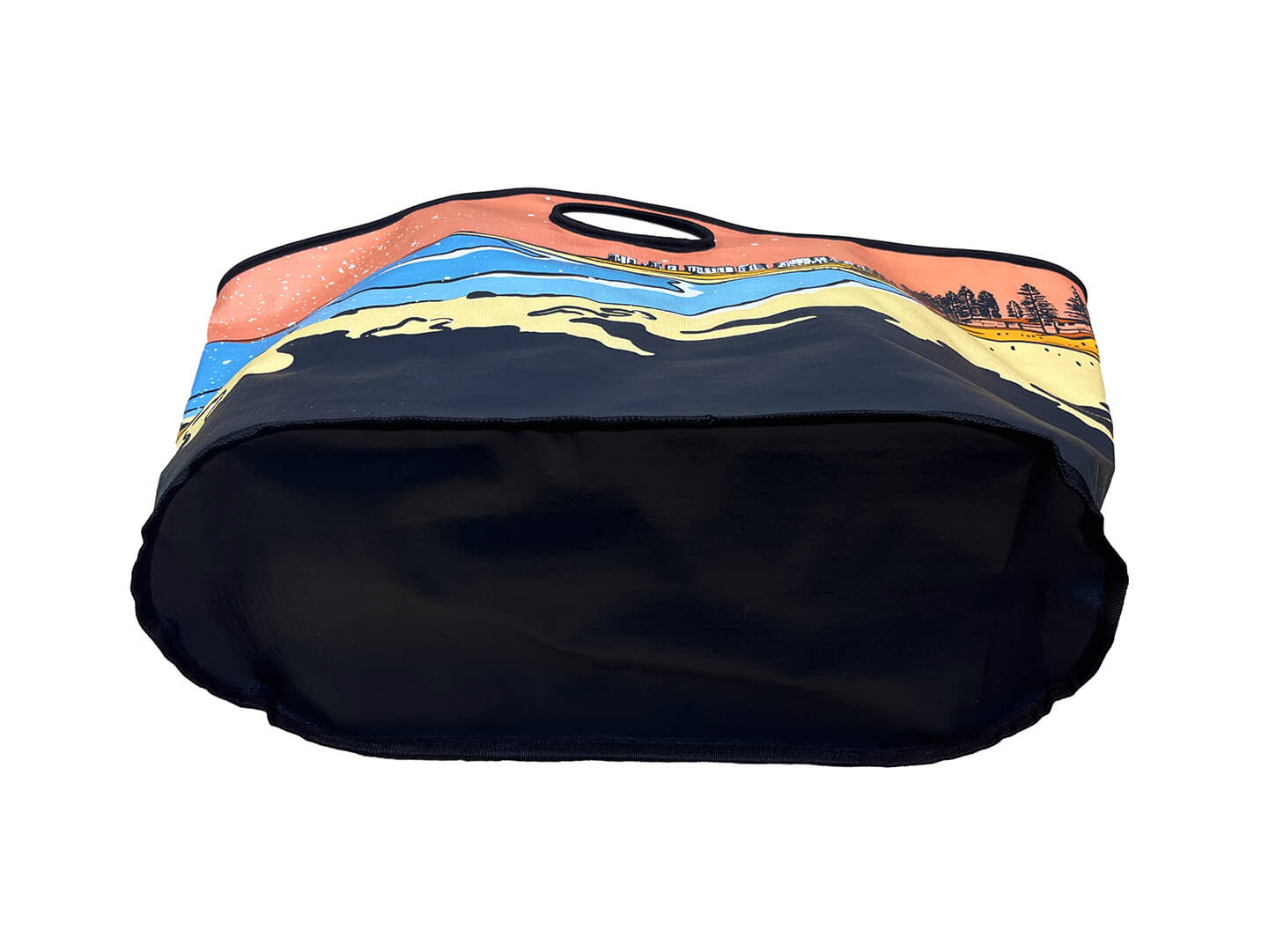 bottom custom beach bag