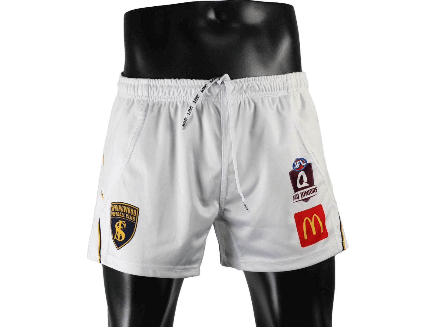 aussie footy shorts with pockets