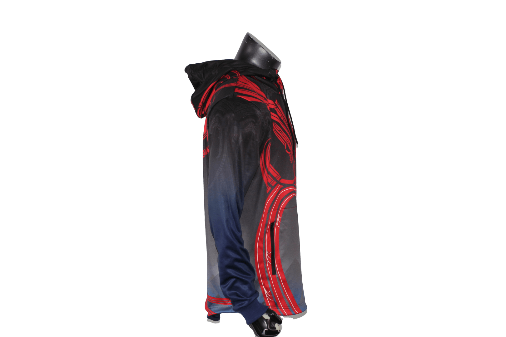 men's high-neck hoodie