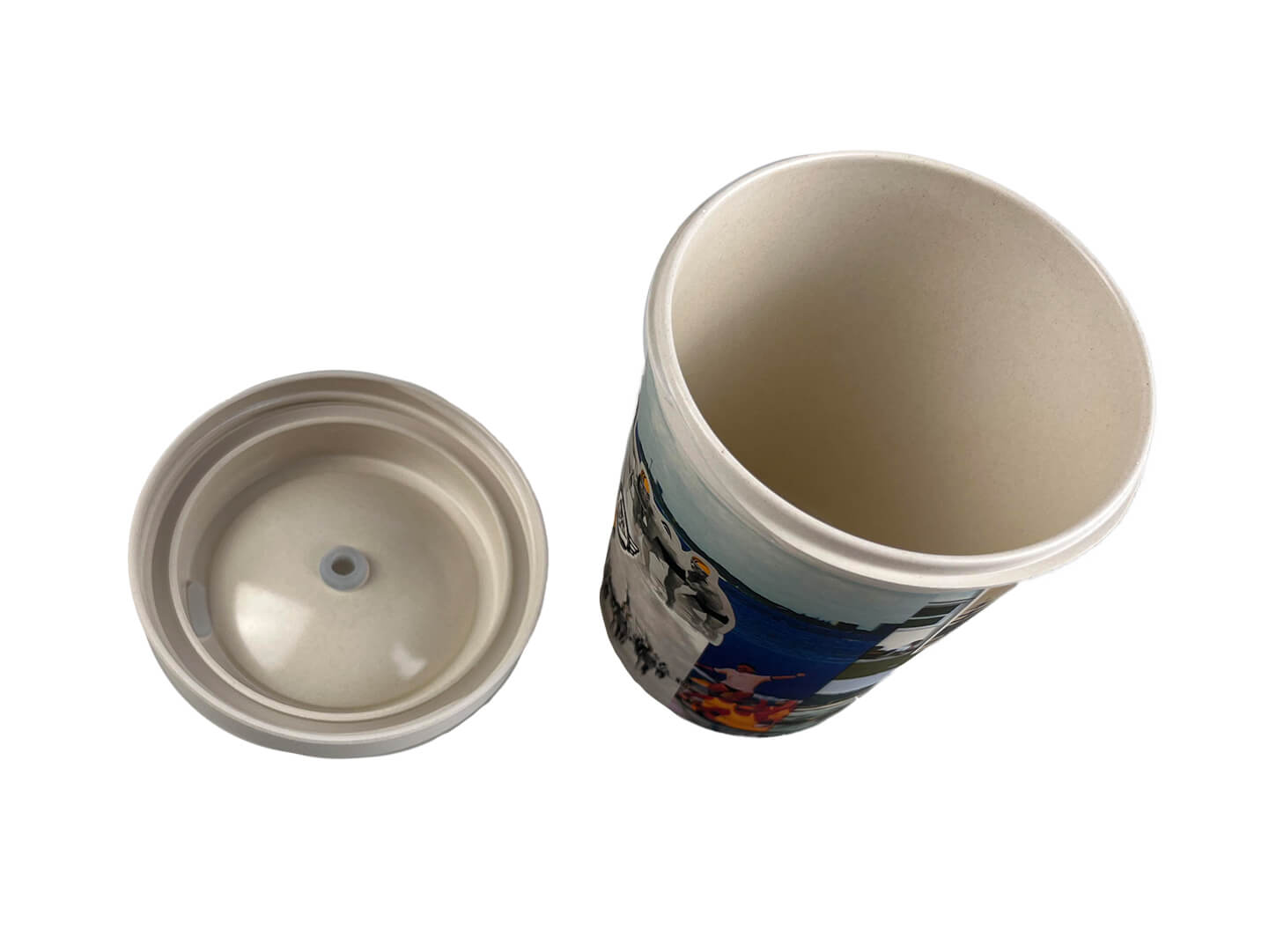 reusable bamboo coffee cup