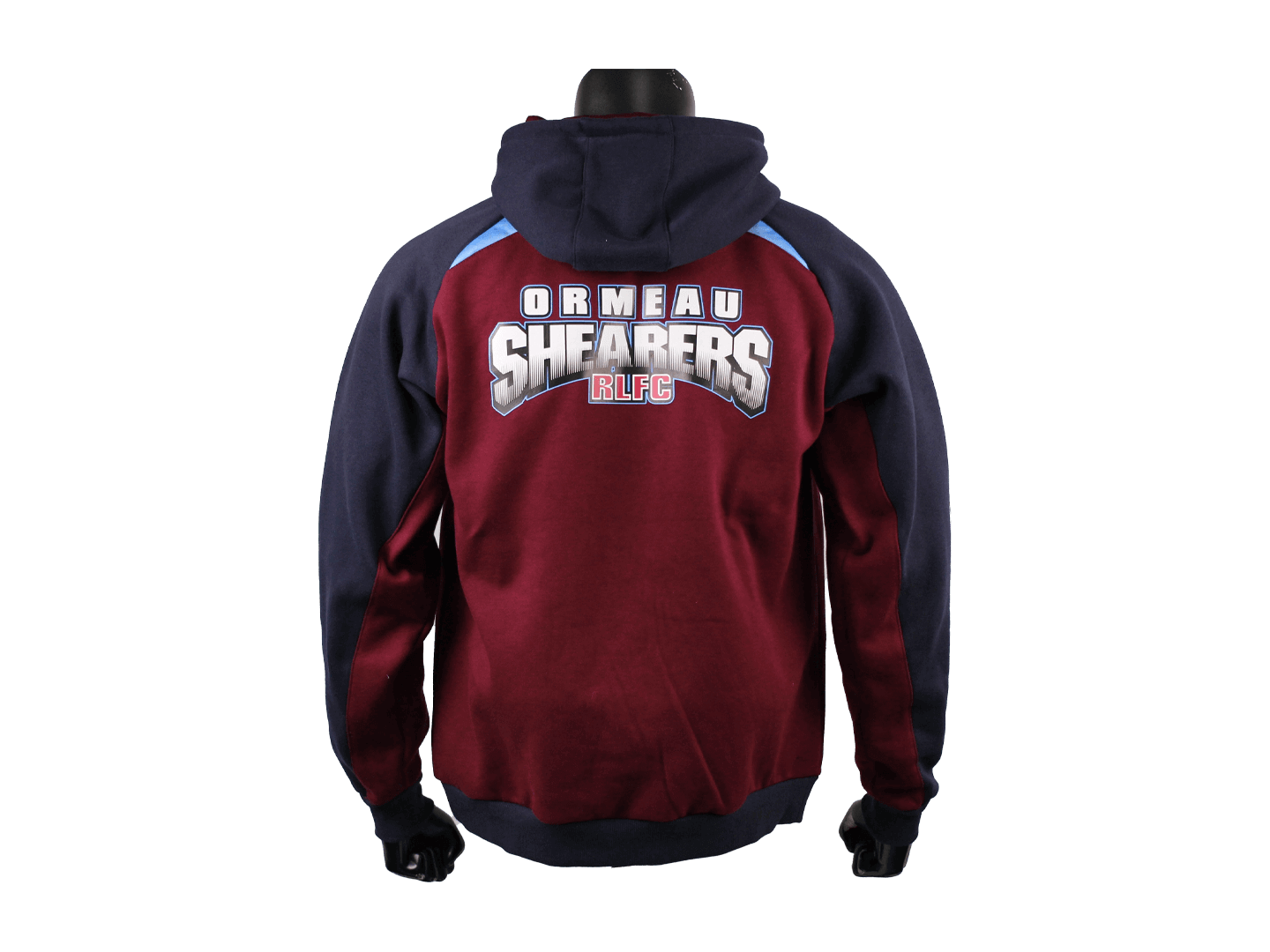 330gsm Maroon Hoody Fleece Fabric