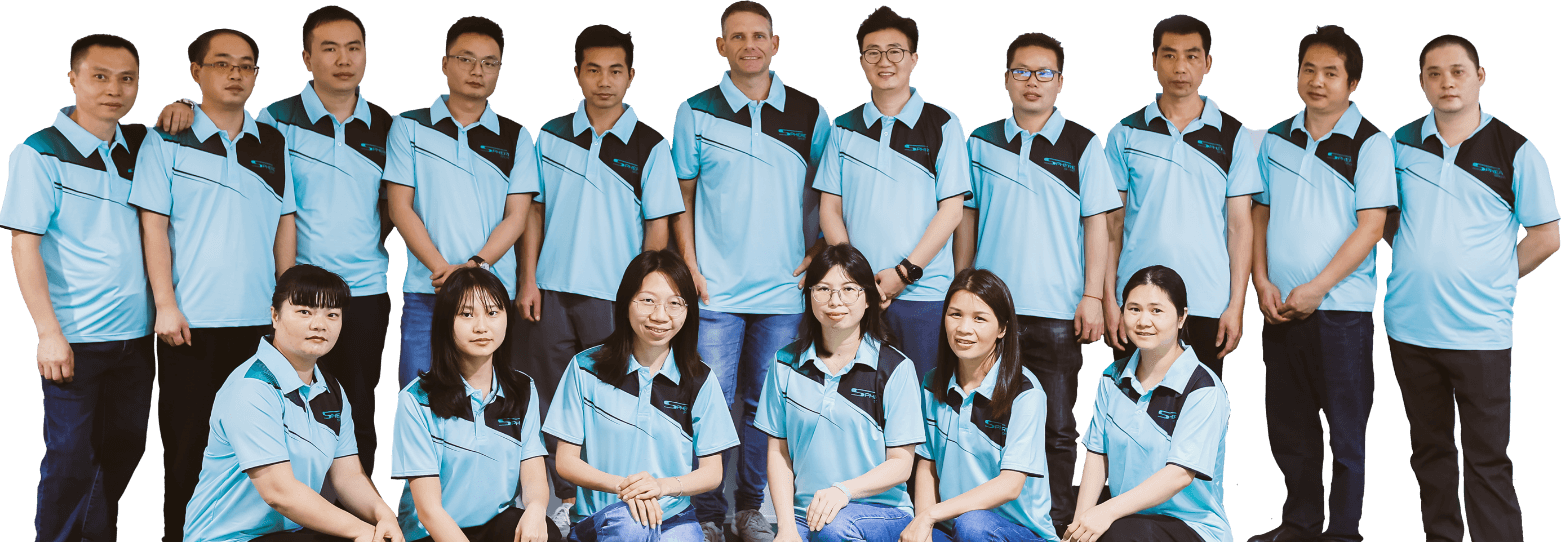 Sphere Sport company employees group photoshoot