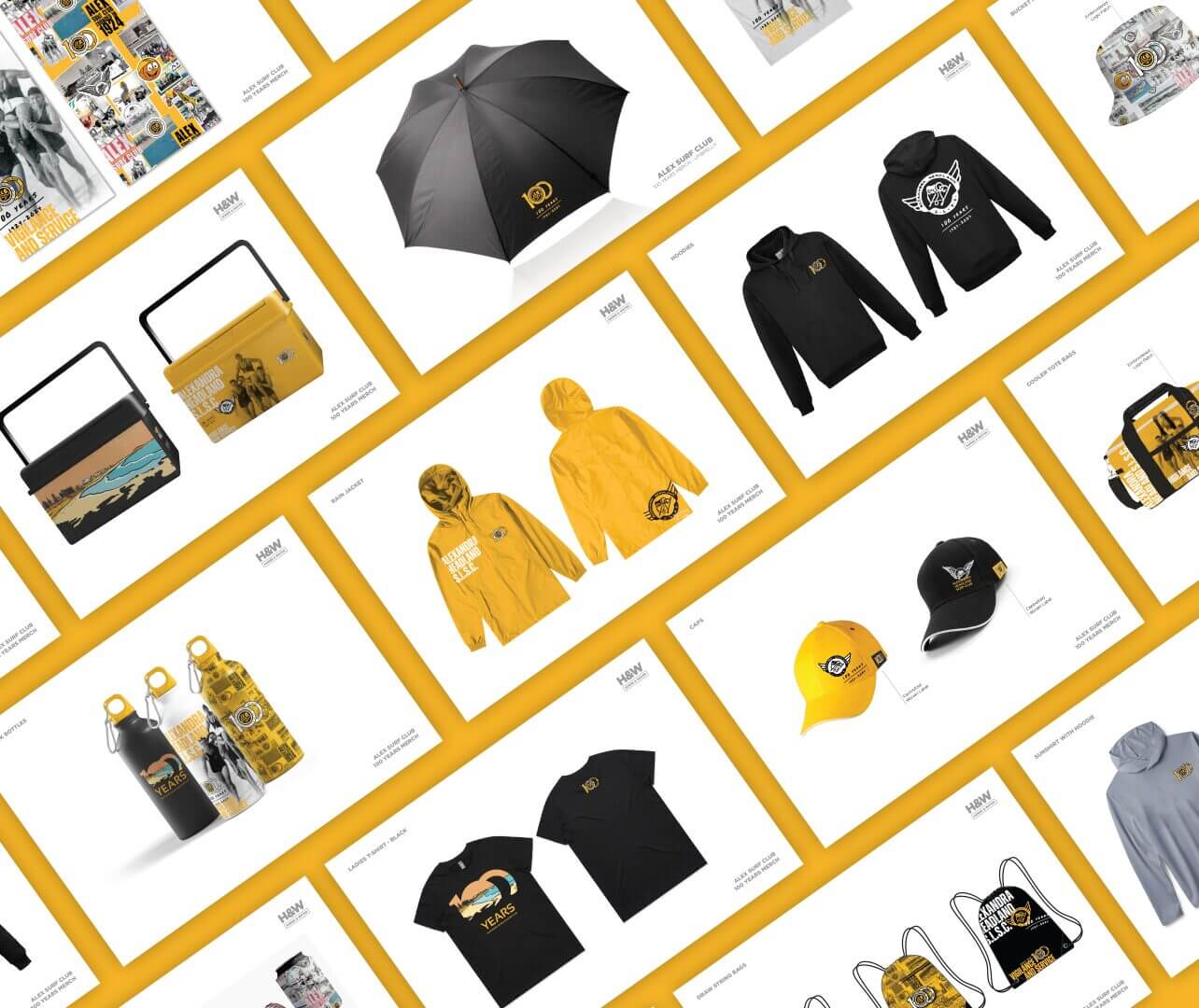 Custom Merchandise for Surf Club 100-Year Anniversary
