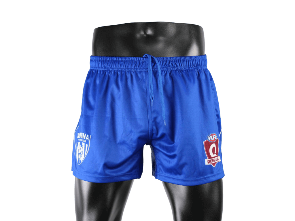 custom footy shorts overview